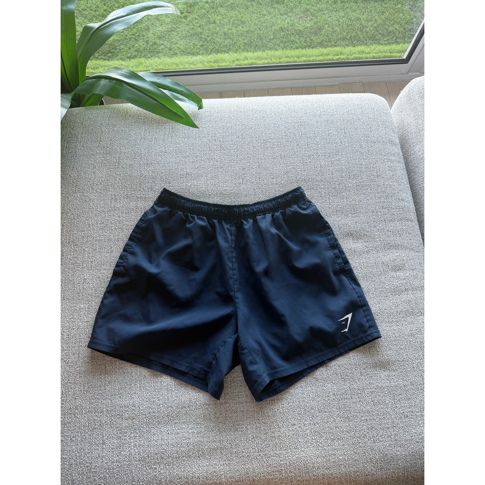 Gymshark Men's Navy Blue Training Workout Shorts Size Medium